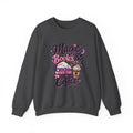 Sweatshirt — "Magic, Books & Coffee" Cozy Reading Crewneck