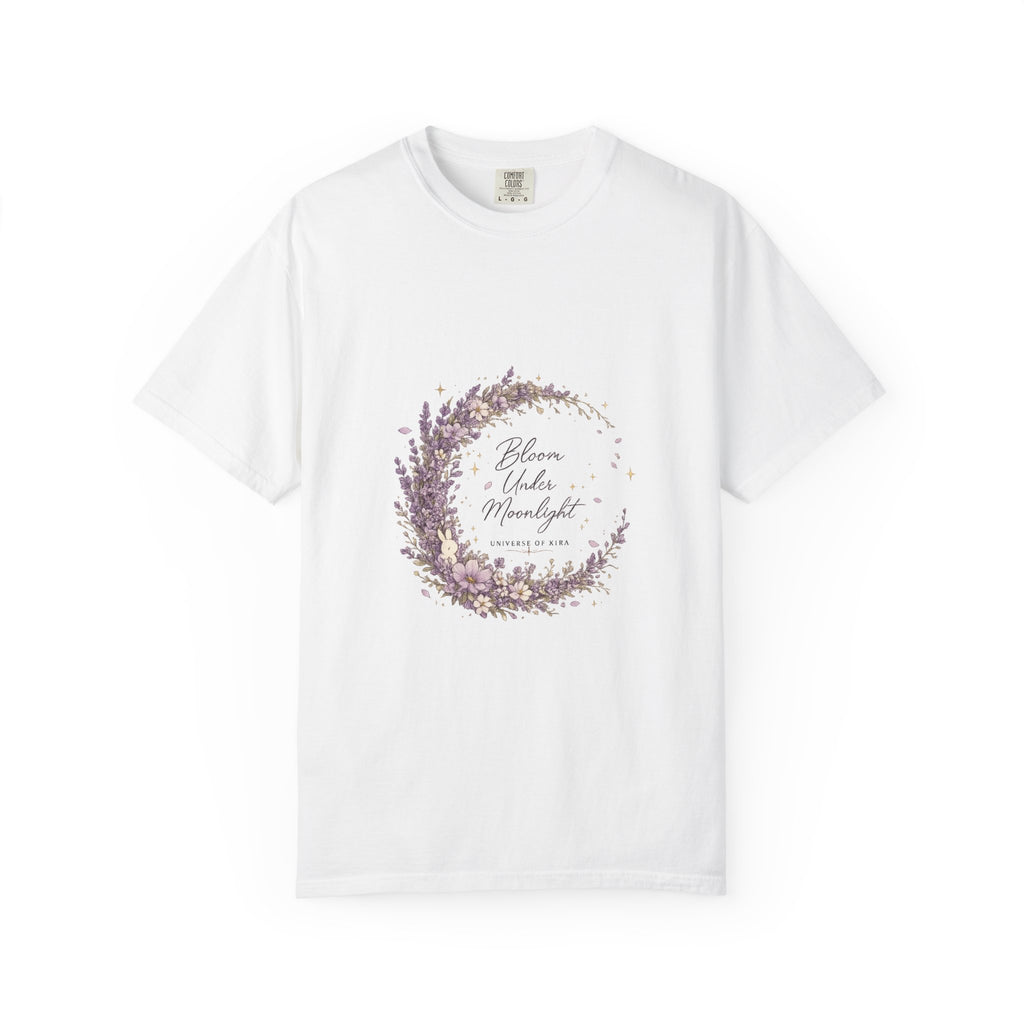 "Bloom Under Moonlight" Botanical Tee