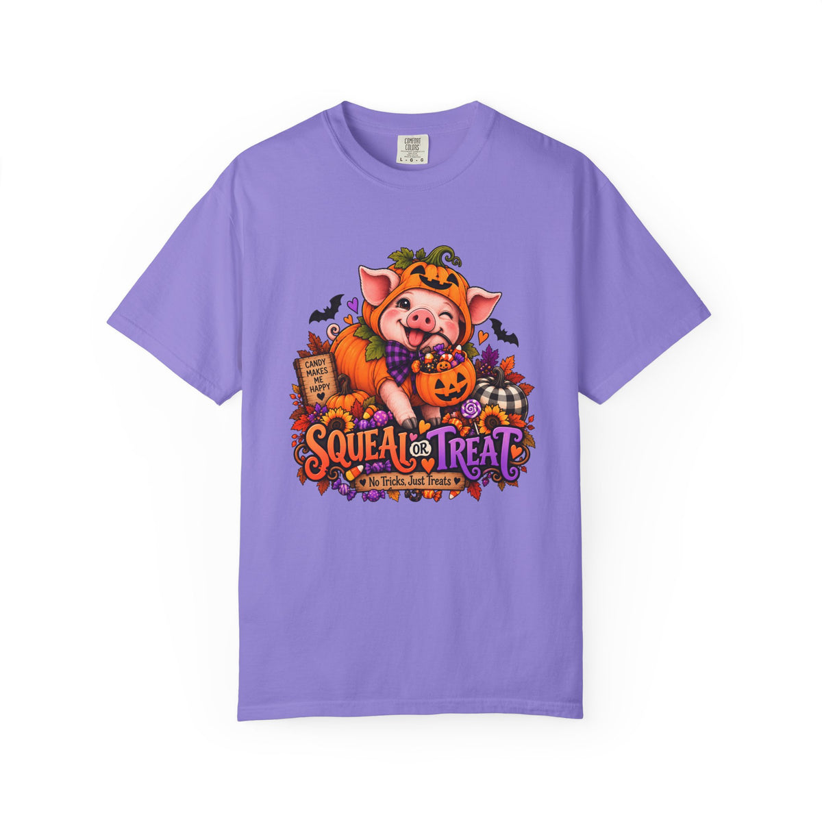 Halloween Pig "Squeal or Treat" T-Shirt