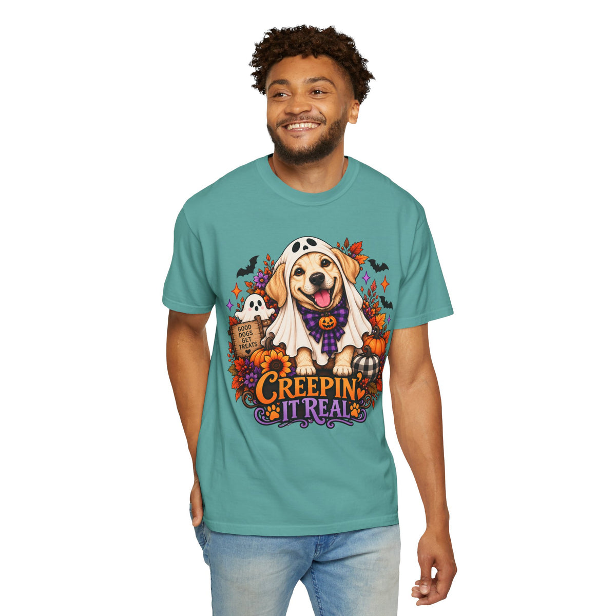 "Creepin' It Real" Ghost Pup T-Shirt