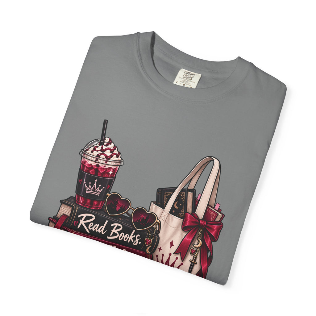 Bookish Villains Graphic T-Shirt — "Read Books I Fall for Villains"