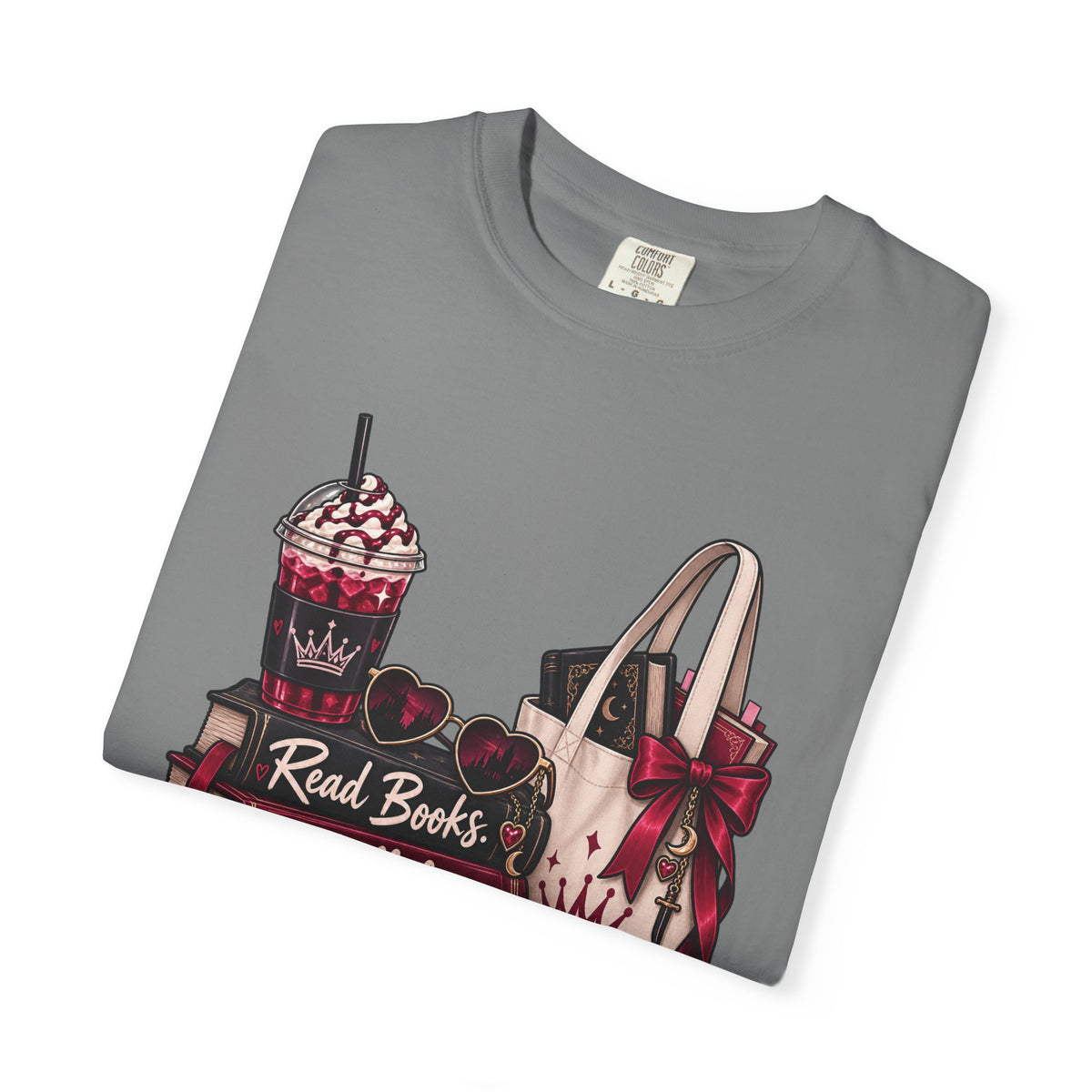 Bookish Villains Graphic T-Shirt — "Read Books I Fall for Villains"