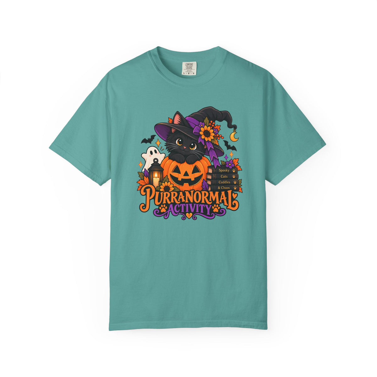Purranormal Activity Halloween Cat T-Shirt