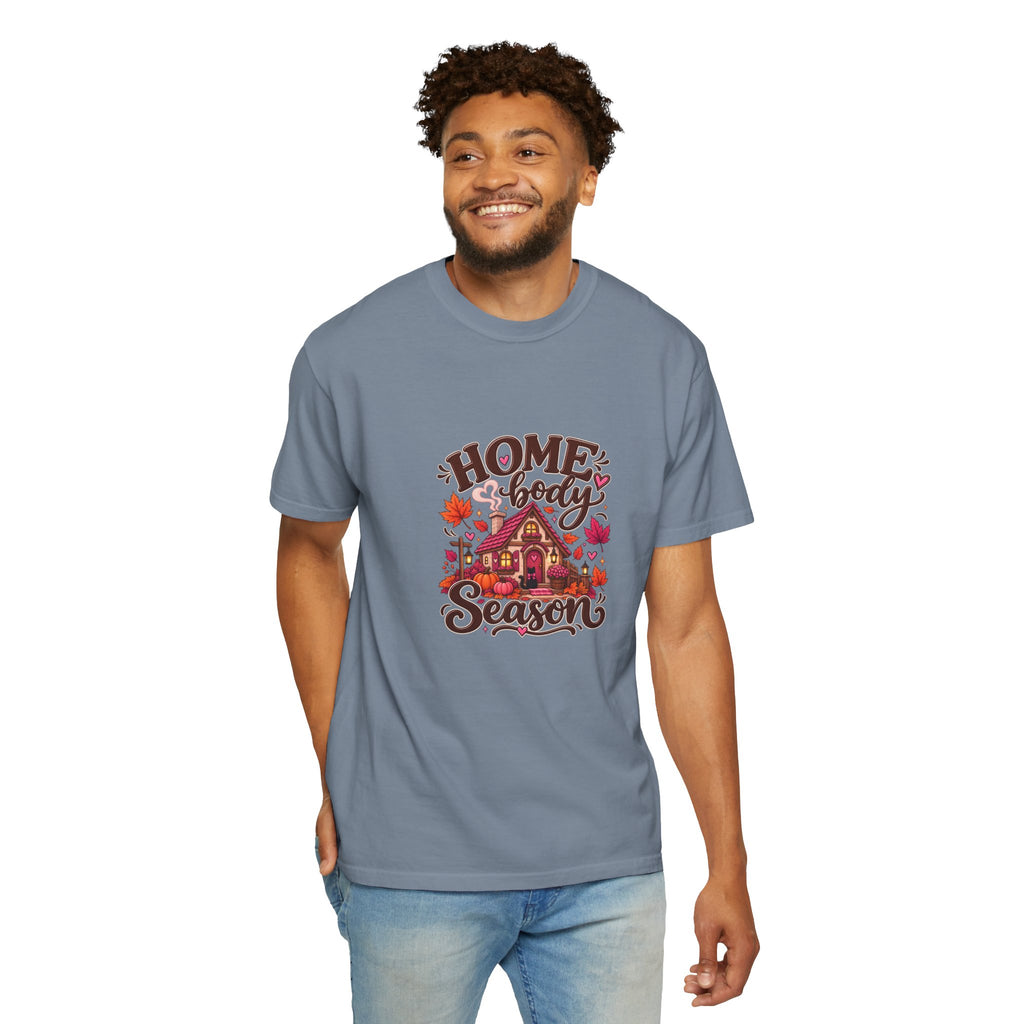 Homebody Season T-Shirt — Cozy Autumn Cabin Fall Graphic Tee