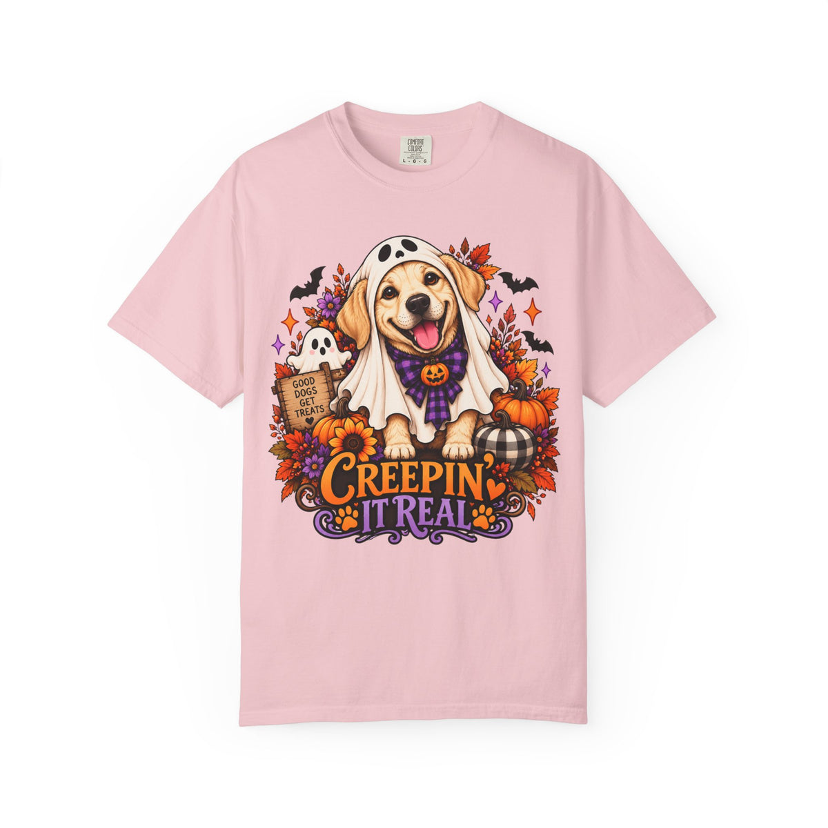 "Creepin' It Real" Ghost Pup T-Shirt