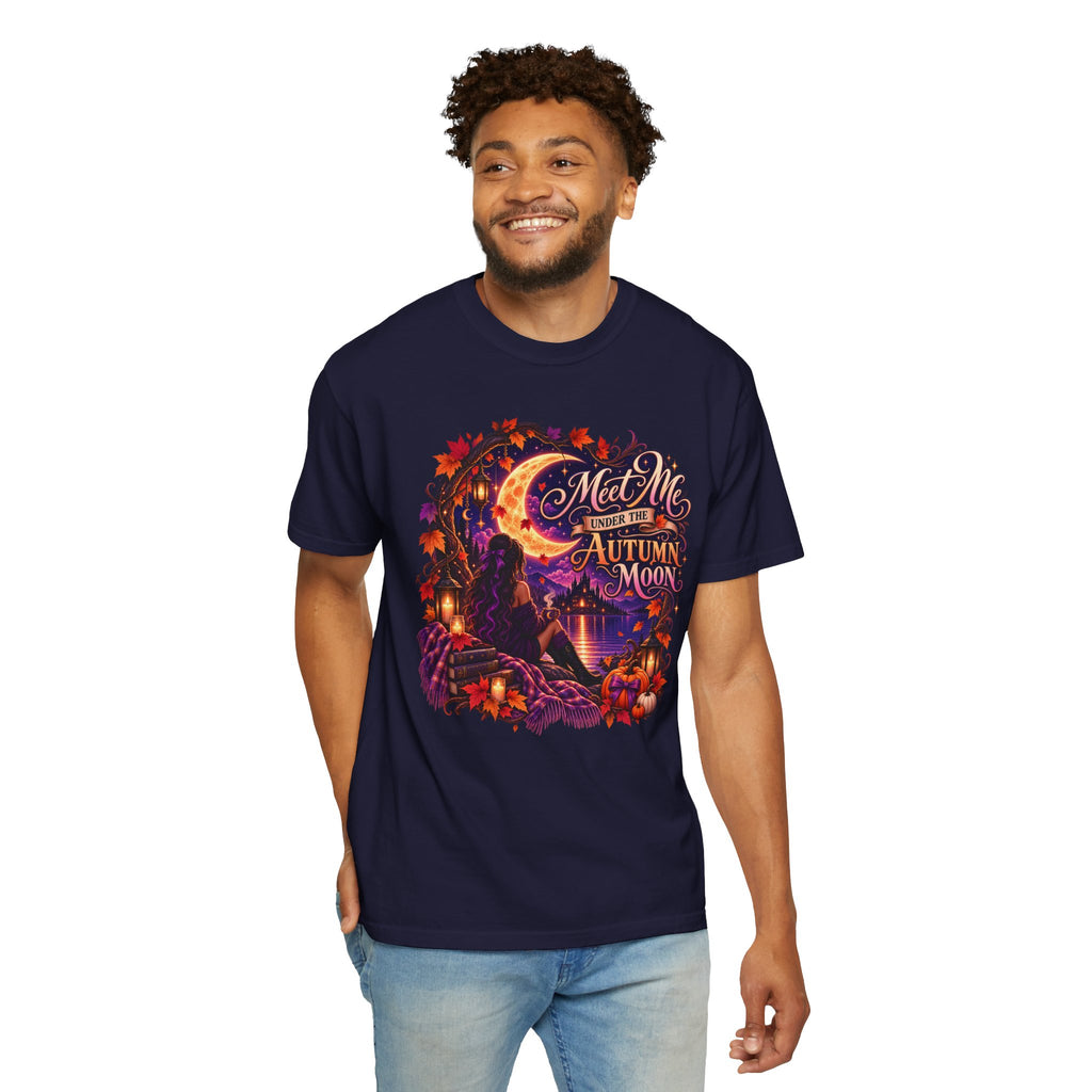 "Meet Me Under the Autumn Moon" Fall Graphic Tee