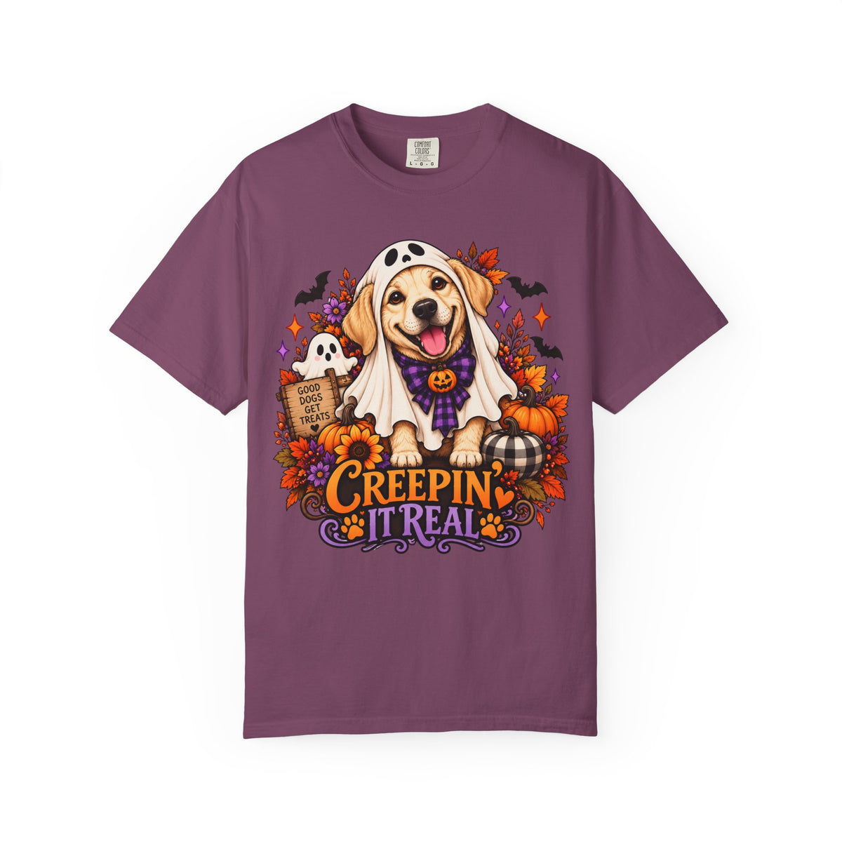"Creepin' It Real" Ghost Pup T-Shirt