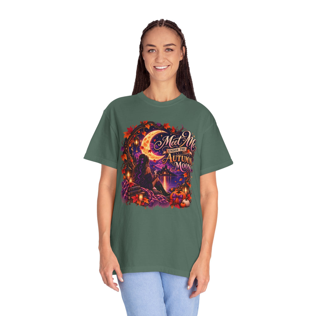"Meet Me Under the Autumn Moon" Fall Graphic Tee