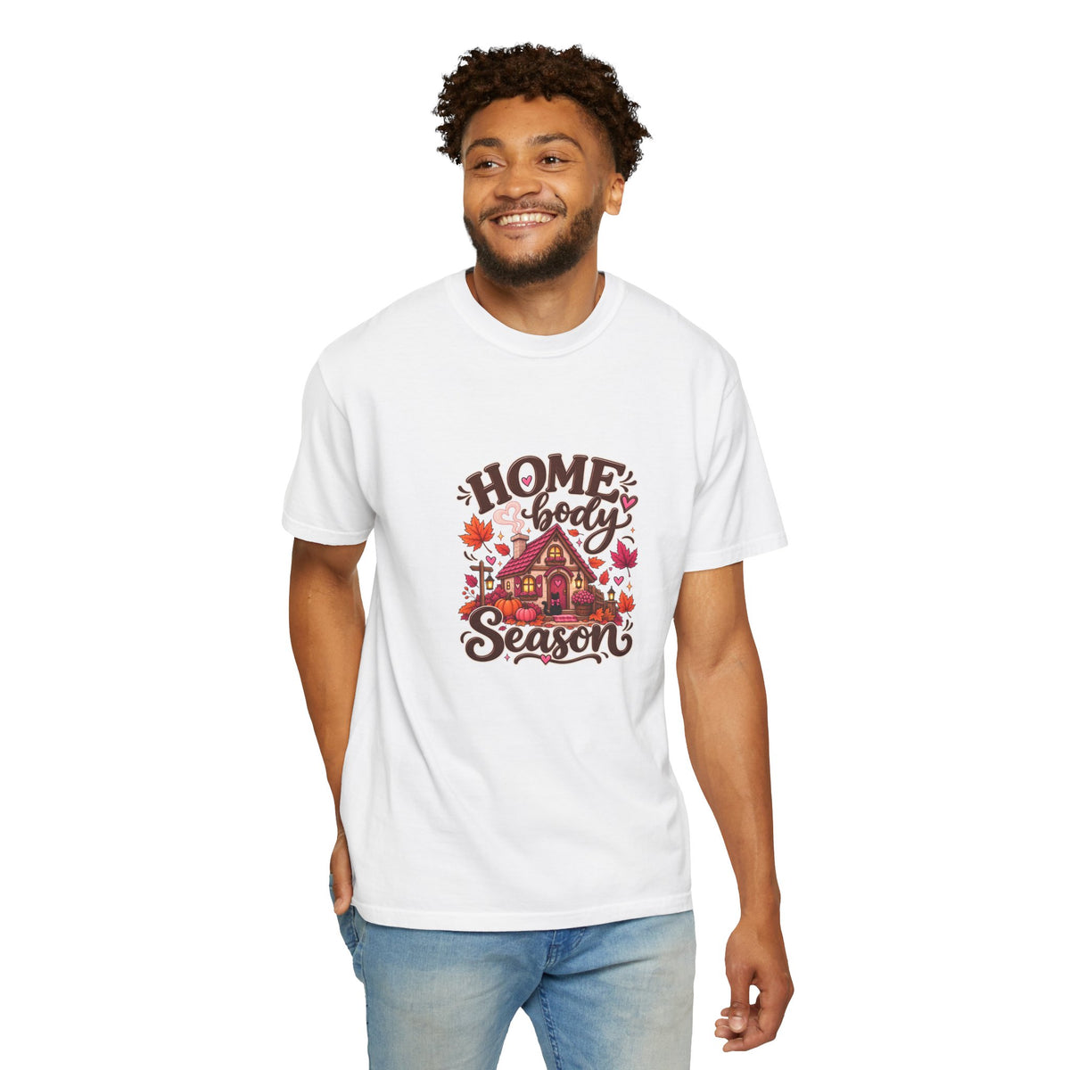 Homebody Season T-Shirt — Cozy Autumn Cabin Fall Graphic Tee