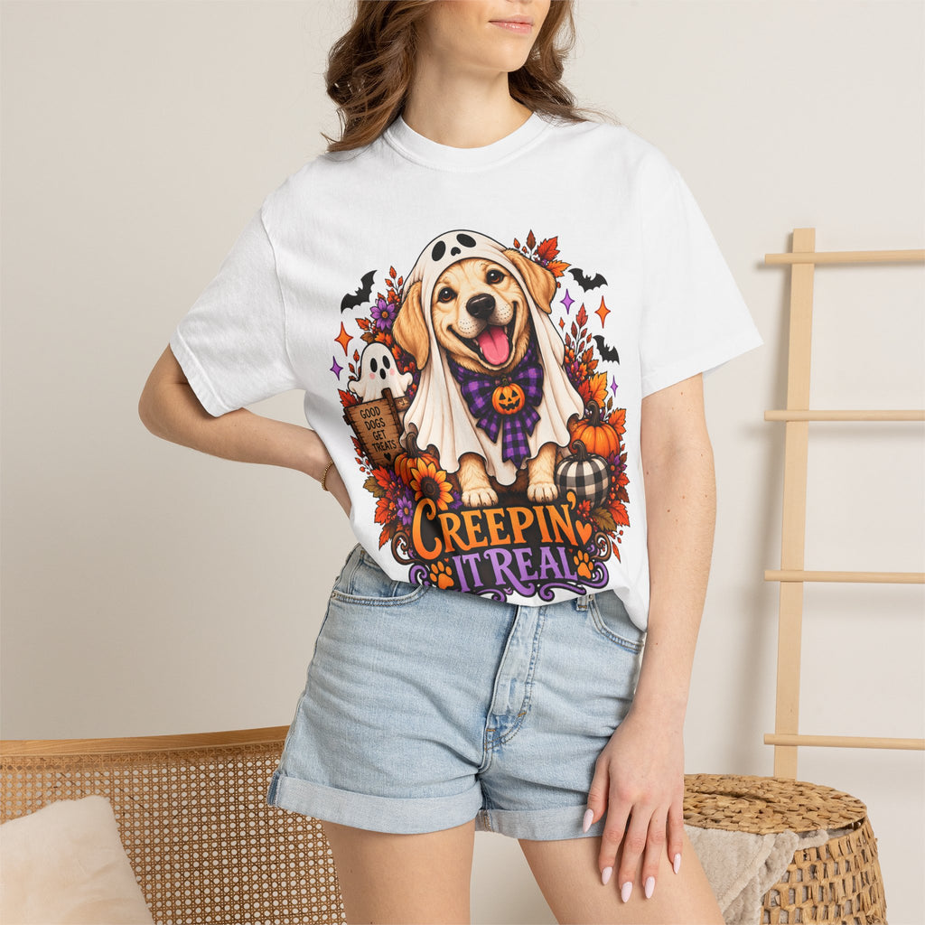 "Creepin' It Real" Ghost Pup T-Shirt