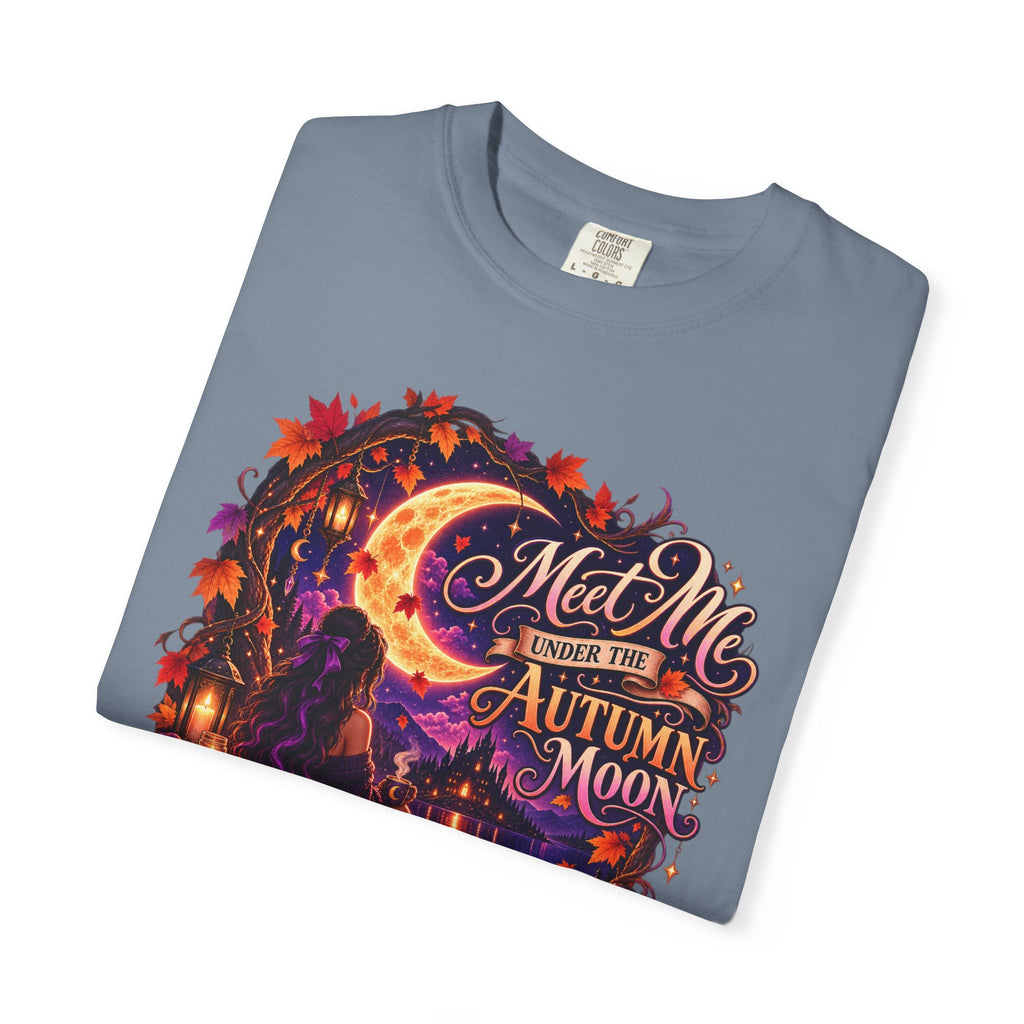 "Meet Me Under the Autumn Moon" Fall Graphic Tee