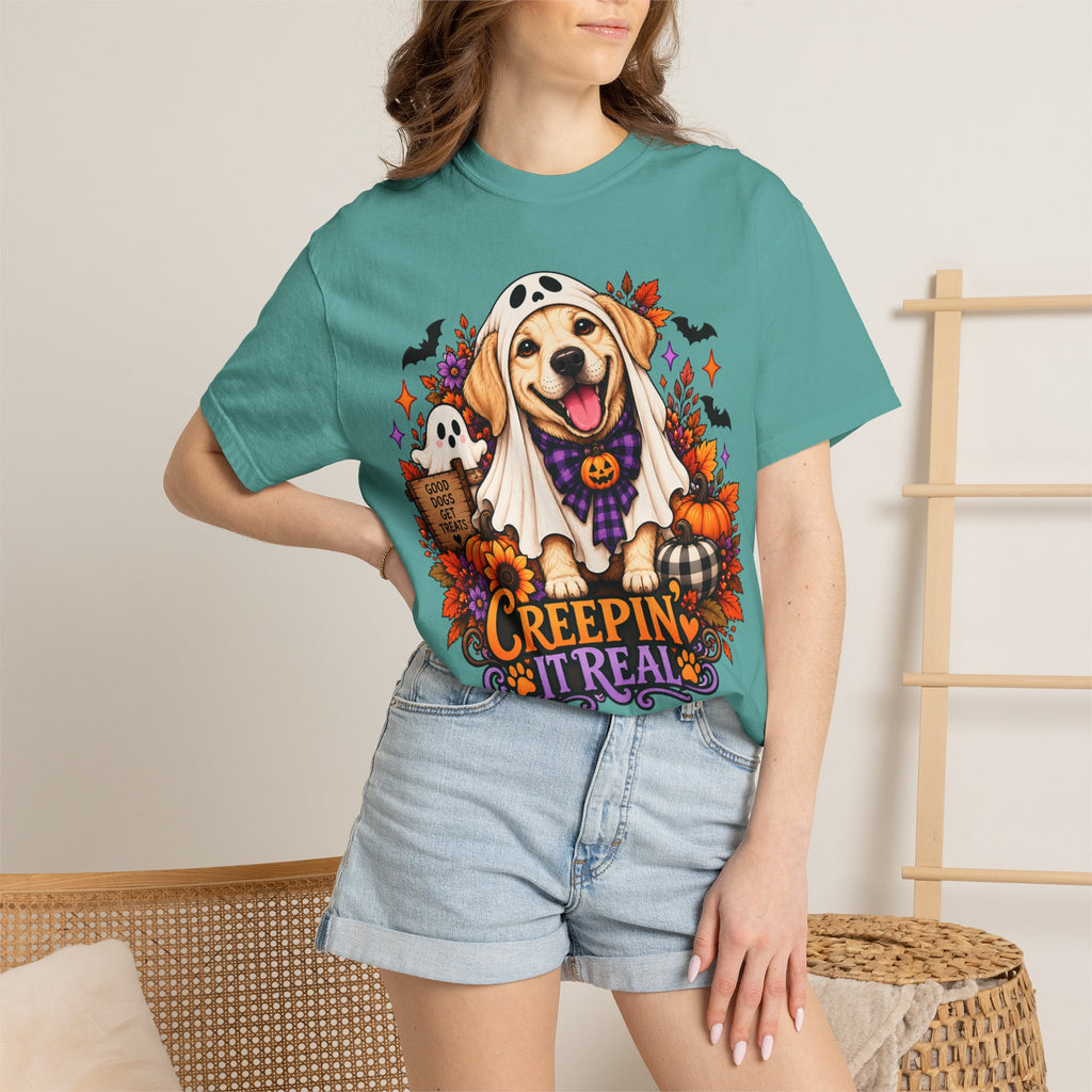 "Creepin' It Real" Ghost Pup T-Shirt