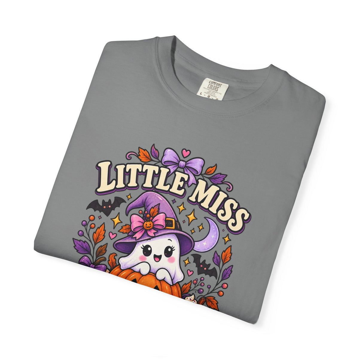 T-Shirt — "Little Miss Spooky Season" Halloween Graphic Tee