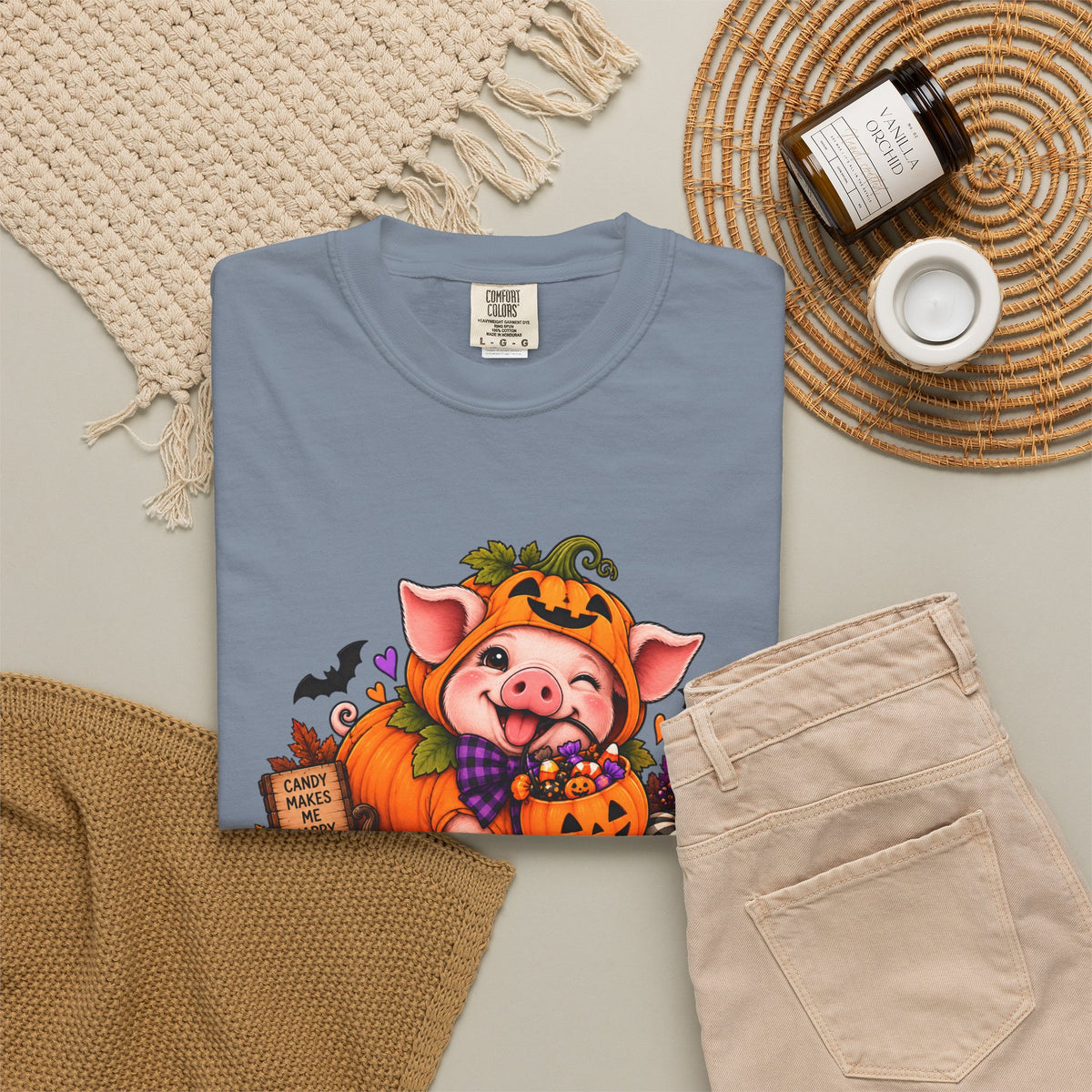 Halloween Pig "Squeal or Treat" T-Shirt