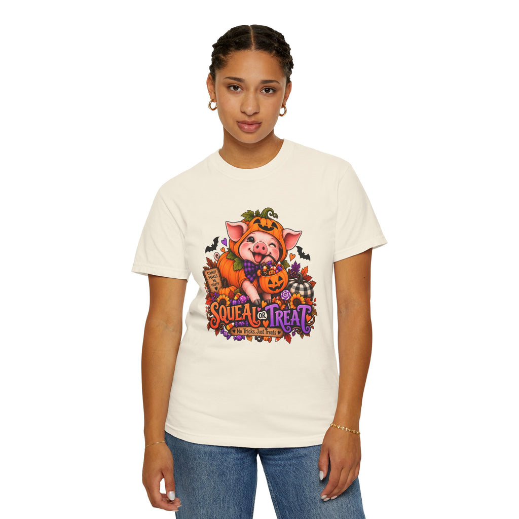 Halloween Pig "Squeal or Treat" T-Shirt