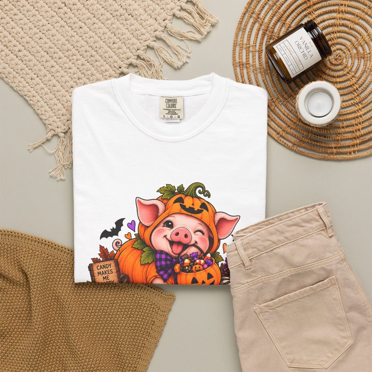 Halloween Pig "Squeal or Treat" T-Shirt