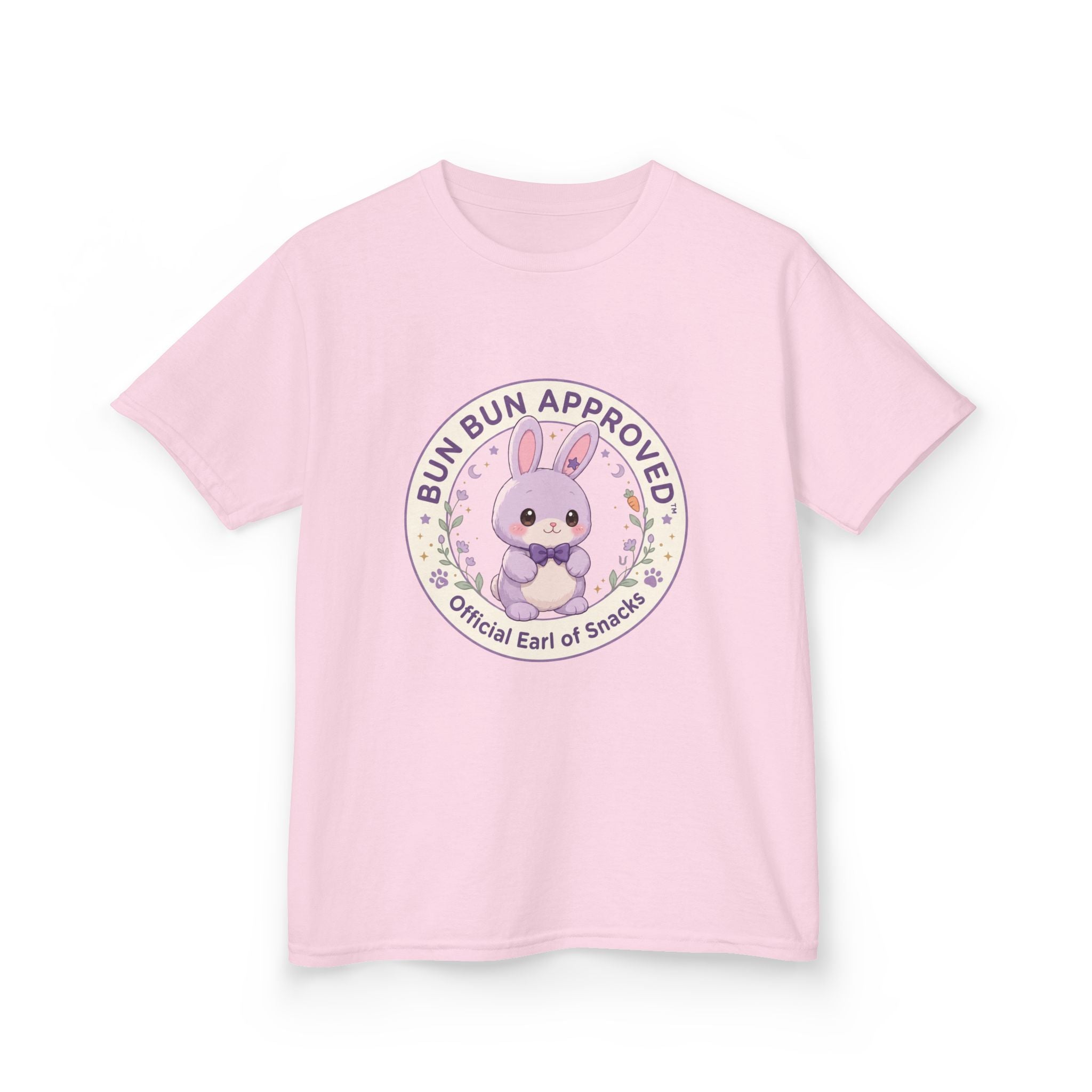 Kids T-Shirt — “Bun Bun Approved: Official Earl of Snuggles” Cute Bunny Graphic