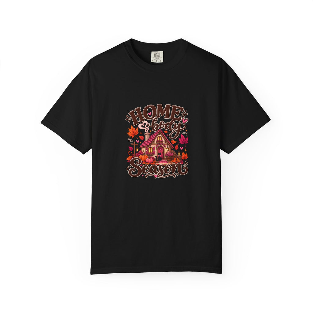 Homebody Season T-Shirt — Cozy Autumn Cabin Fall Graphic Tee
