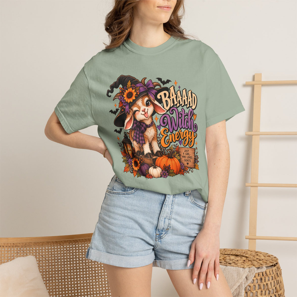 "Baaad Witch Energy" Goat Tee