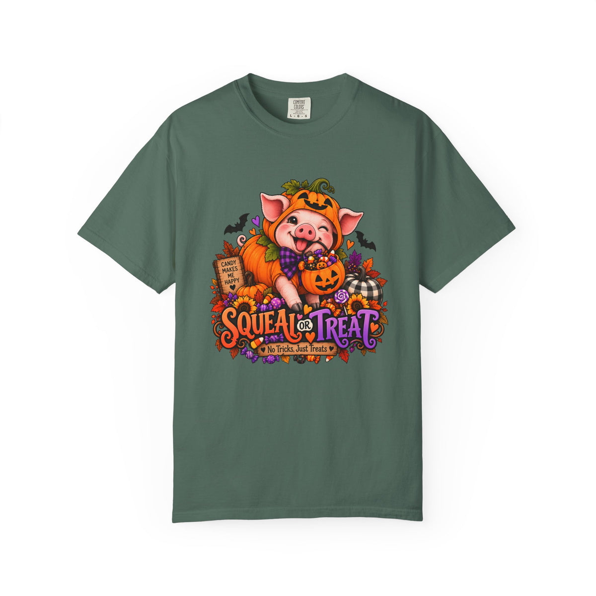 Halloween Pig "Squeal or Treat" T-Shirt