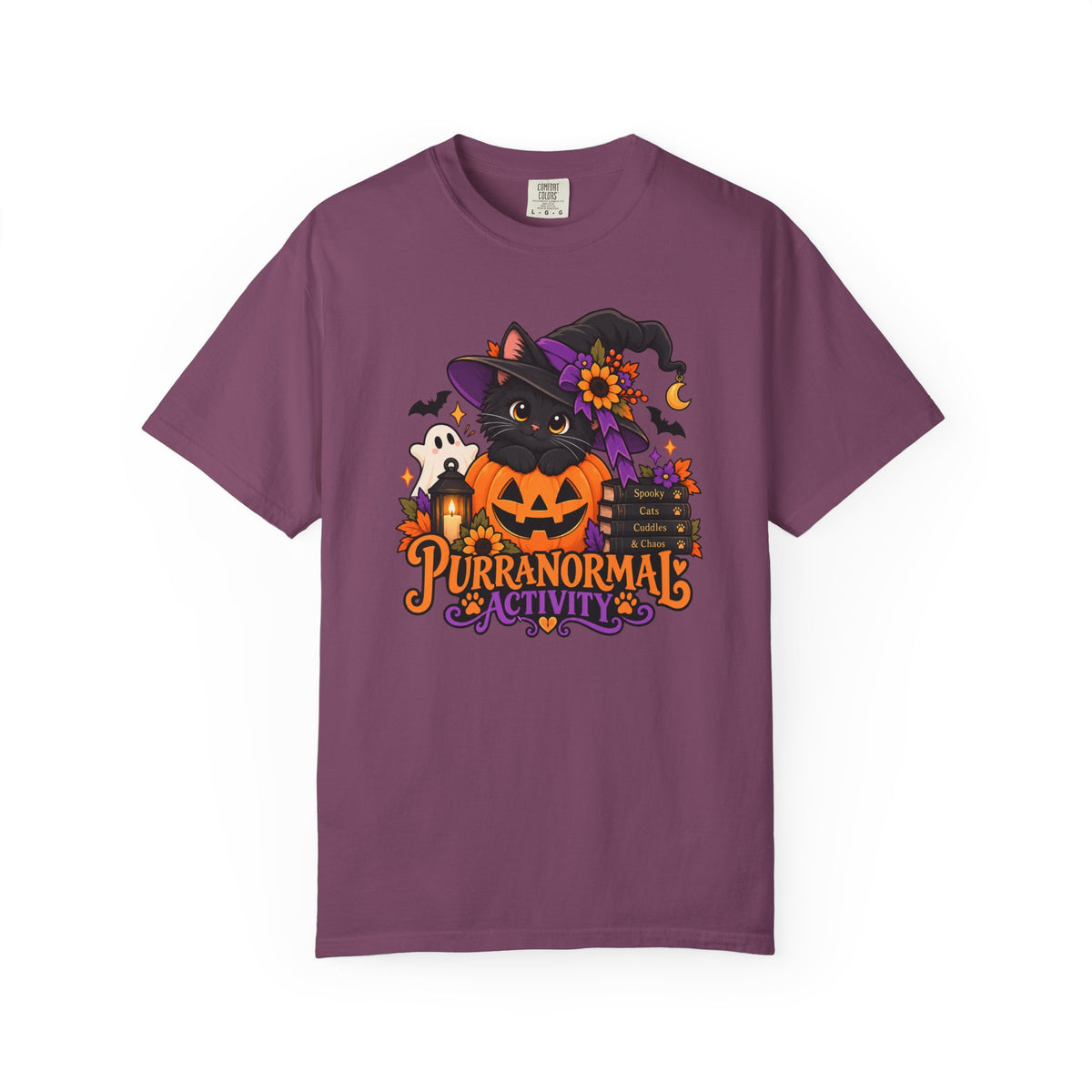 Purranormal Activity Halloween Cat T-Shirt