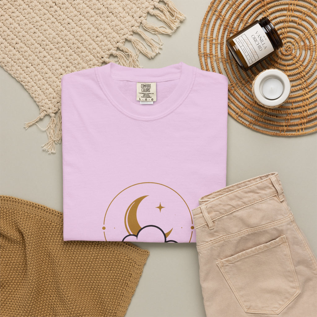 Professional Daydreamer T-Shirt — Moon & Cloud Graphic Tee