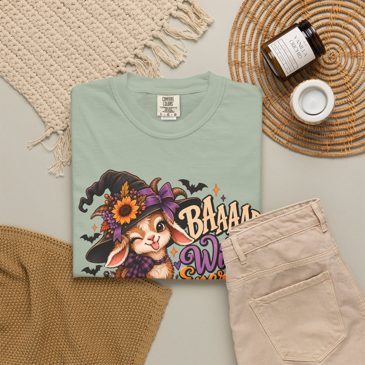 "Baaad Witch Energy" Goat Tee