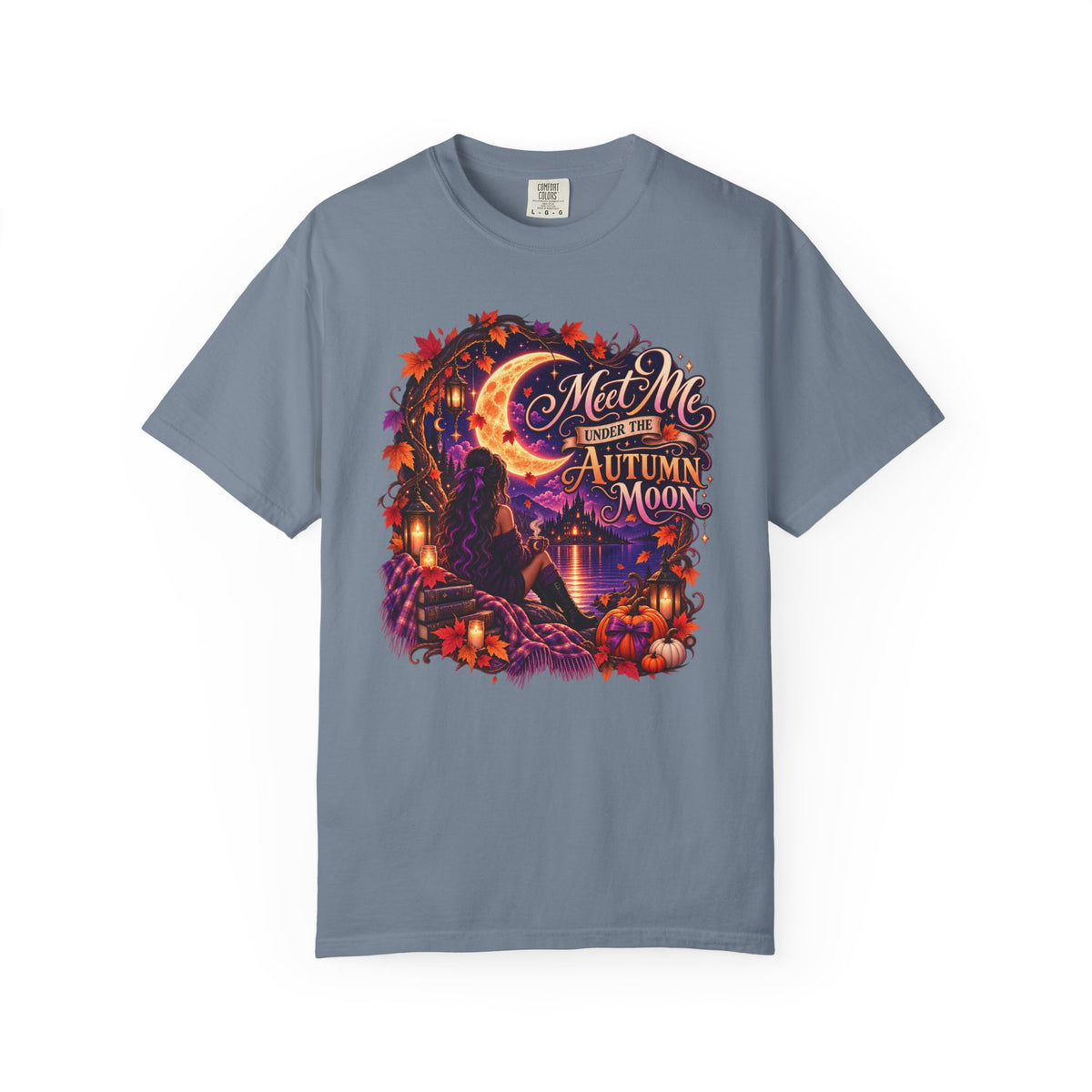 "Meet Me Under the Autumn Moon" Fall Graphic Tee
