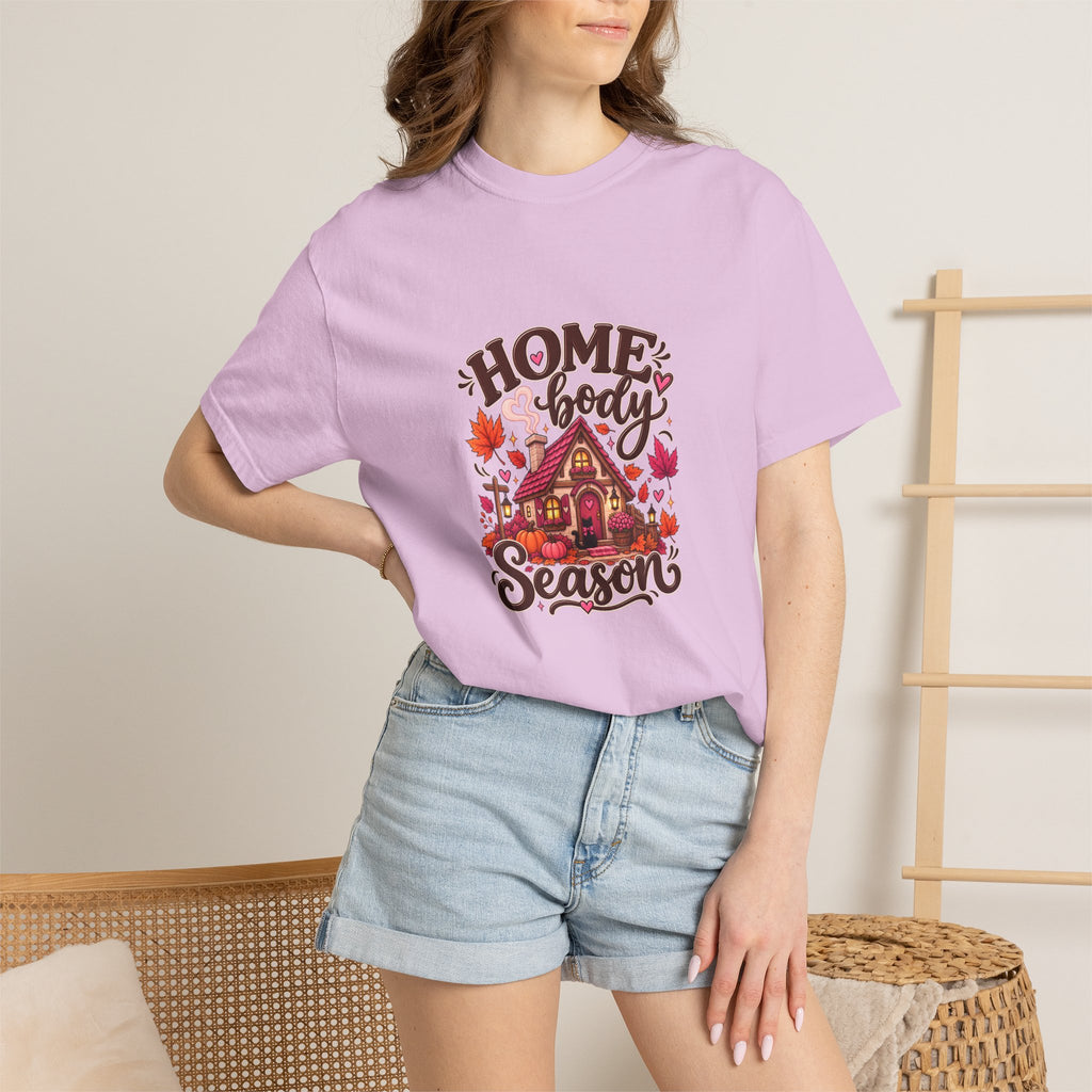 Homebody Season T-Shirt — Cozy Autumn Cabin Fall Graphic Tee