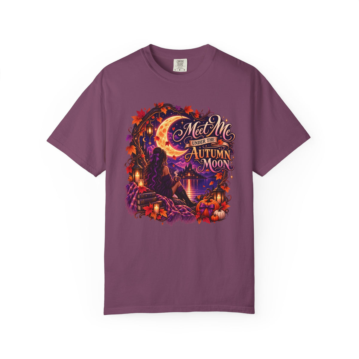 "Meet Me Under the Autumn Moon" Fall Graphic Tee