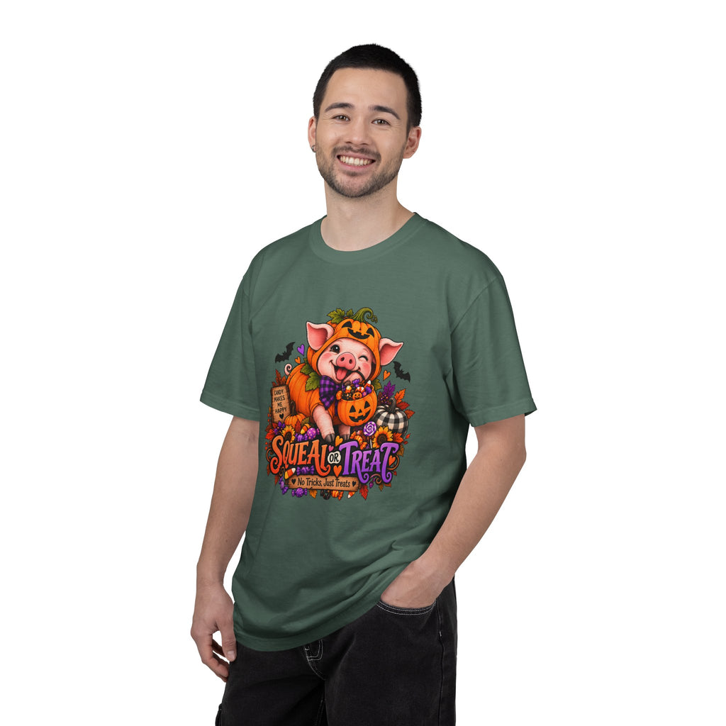 Halloween Pig "Squeal or Treat" T-Shirt