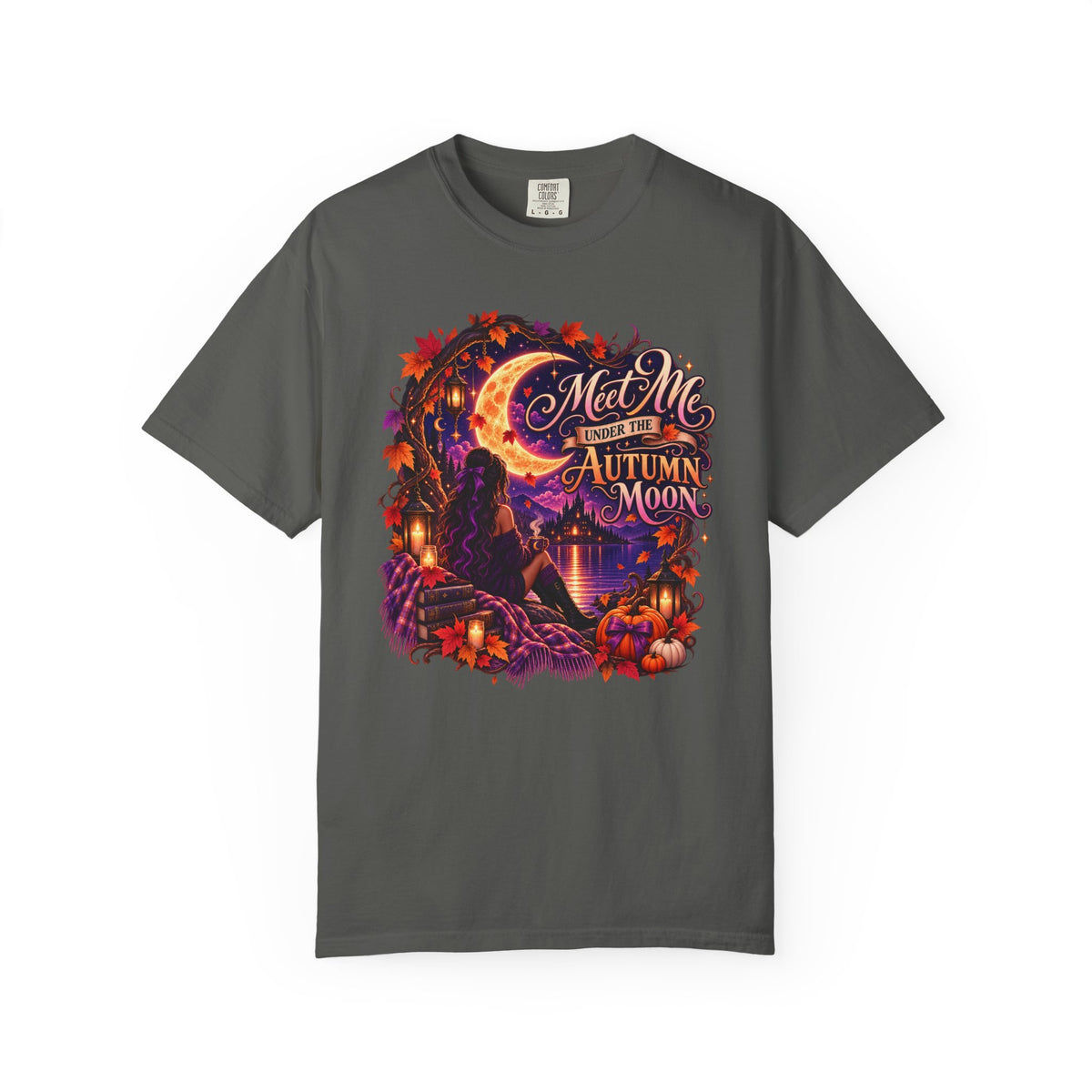 "Meet Me Under the Autumn Moon" Fall Graphic Tee