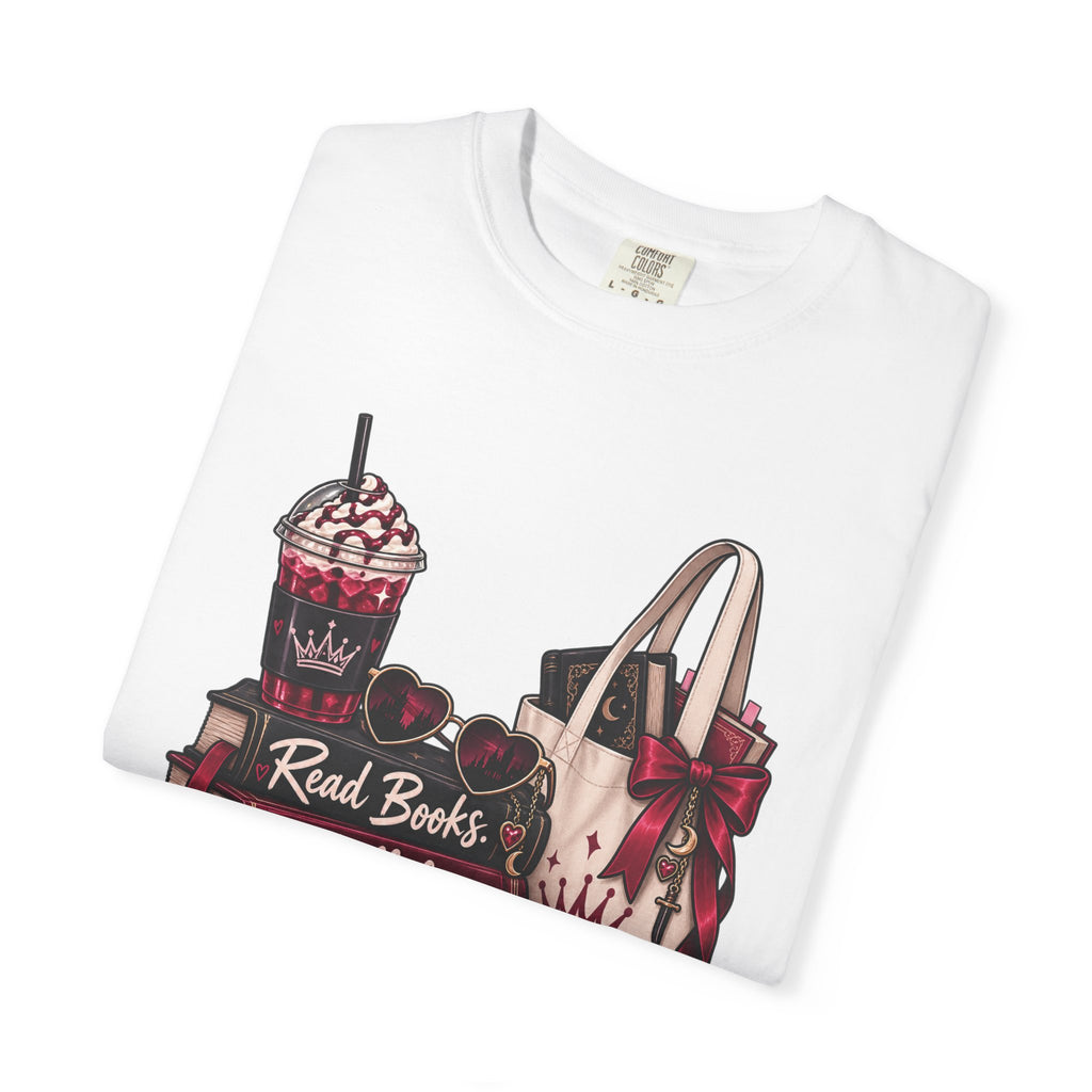 Bookish Villains Graphic T-Shirt — "Read Books I Fall for Villains"