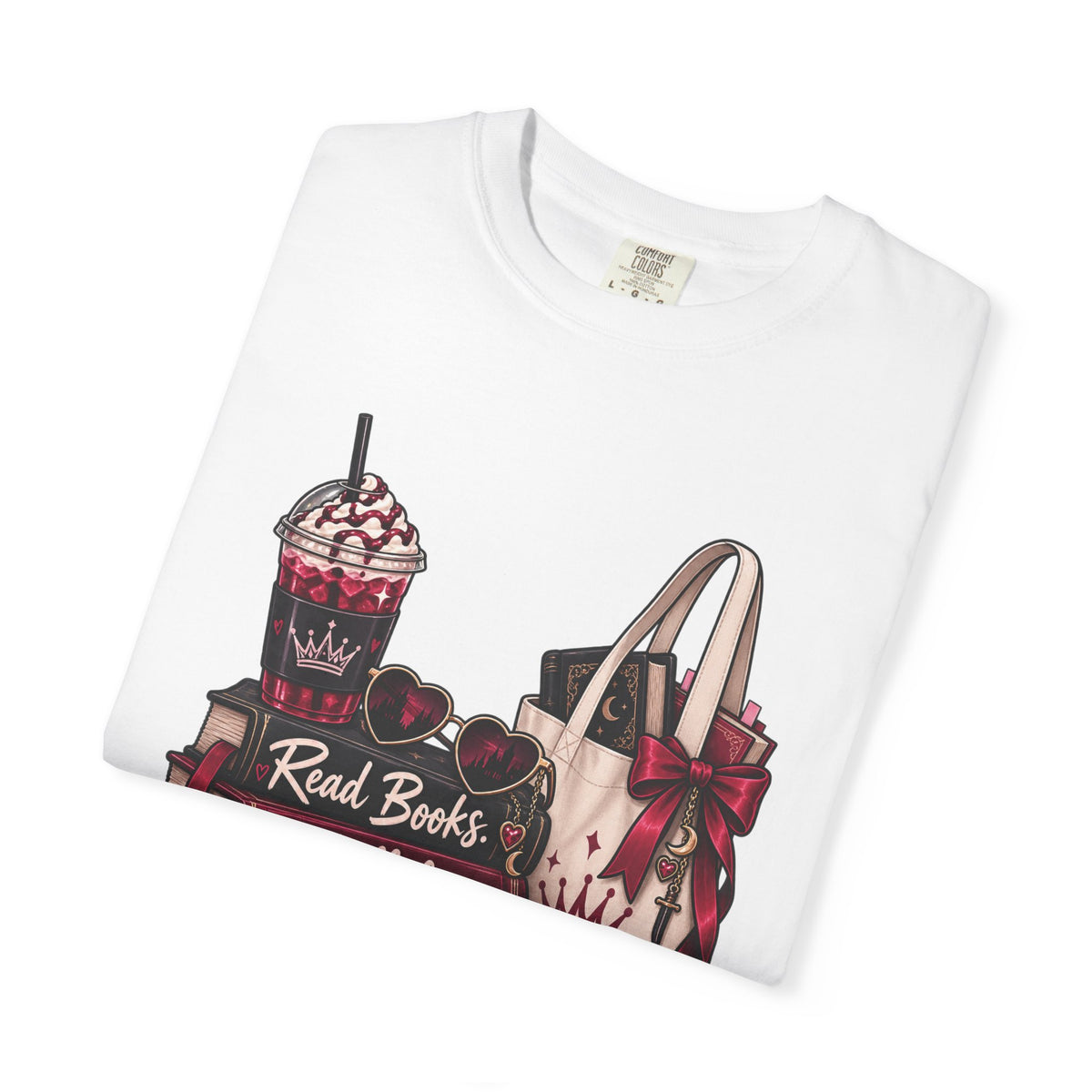 Bookish Villains Graphic T-Shirt — "Read Books I Fall for Villains"