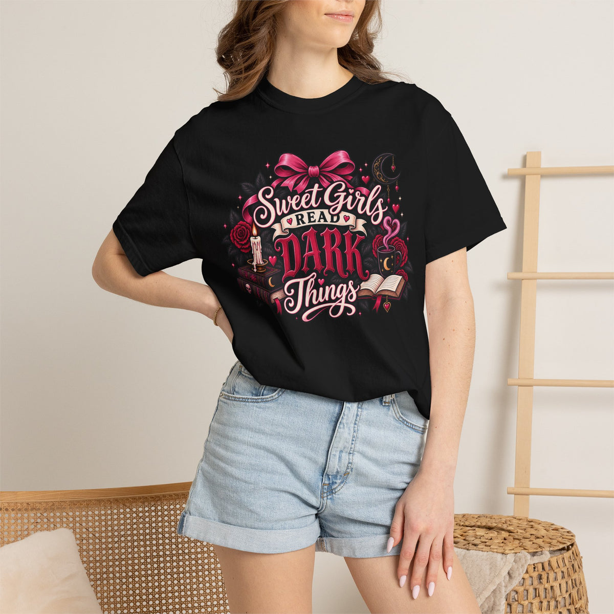 Sweet Girls Read Dark Things T-Shirt