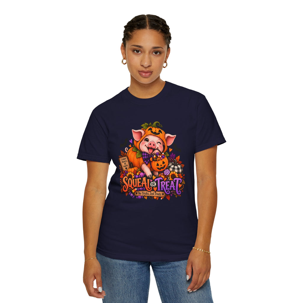 Halloween Pig "Squeal or Treat" T-Shirt