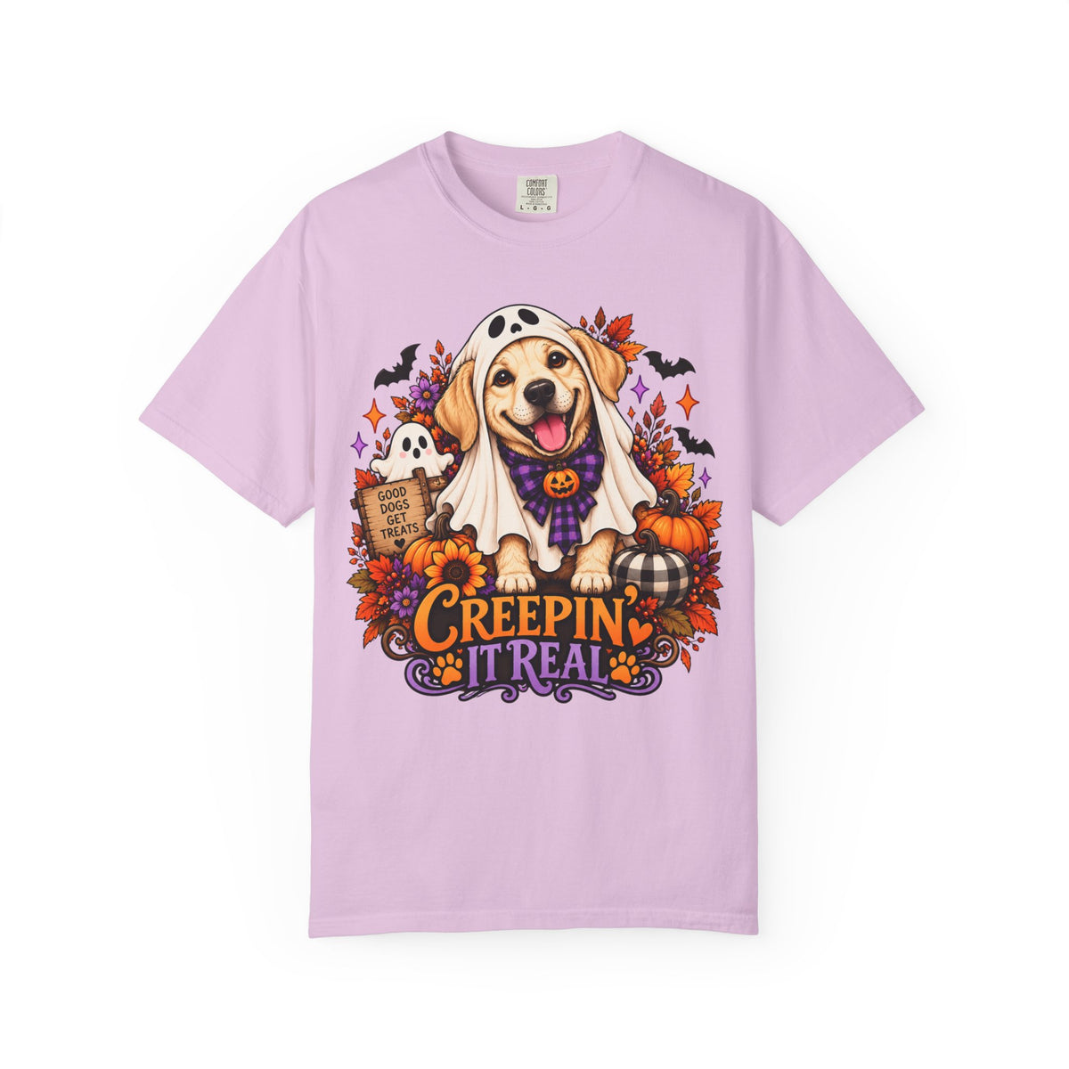 "Creepin' It Real" Ghost Pup T-Shirt