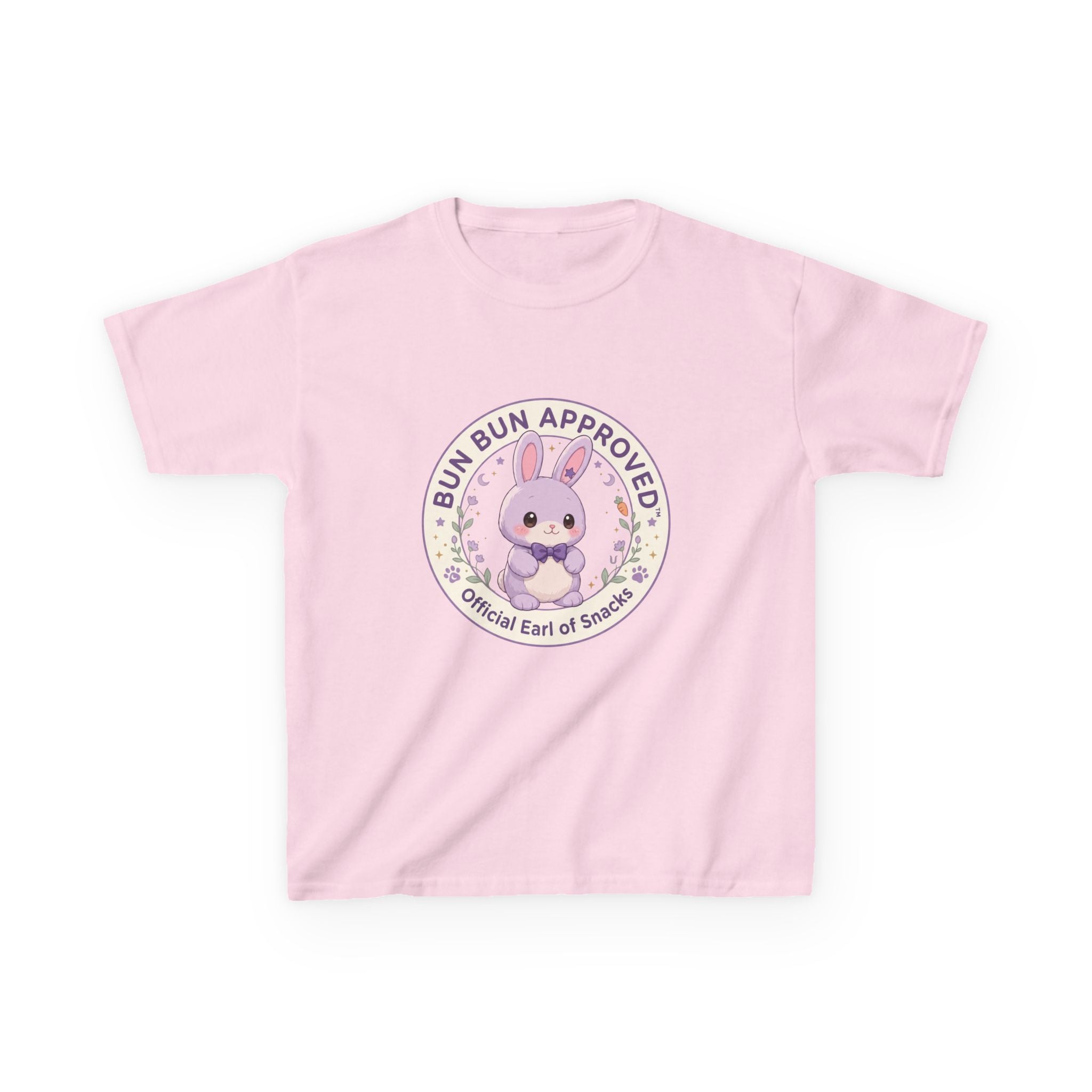 Kids T-Shirt — “Bun Bun Approved: Official Earl of Snuggles” Cute Bunny Graphic
