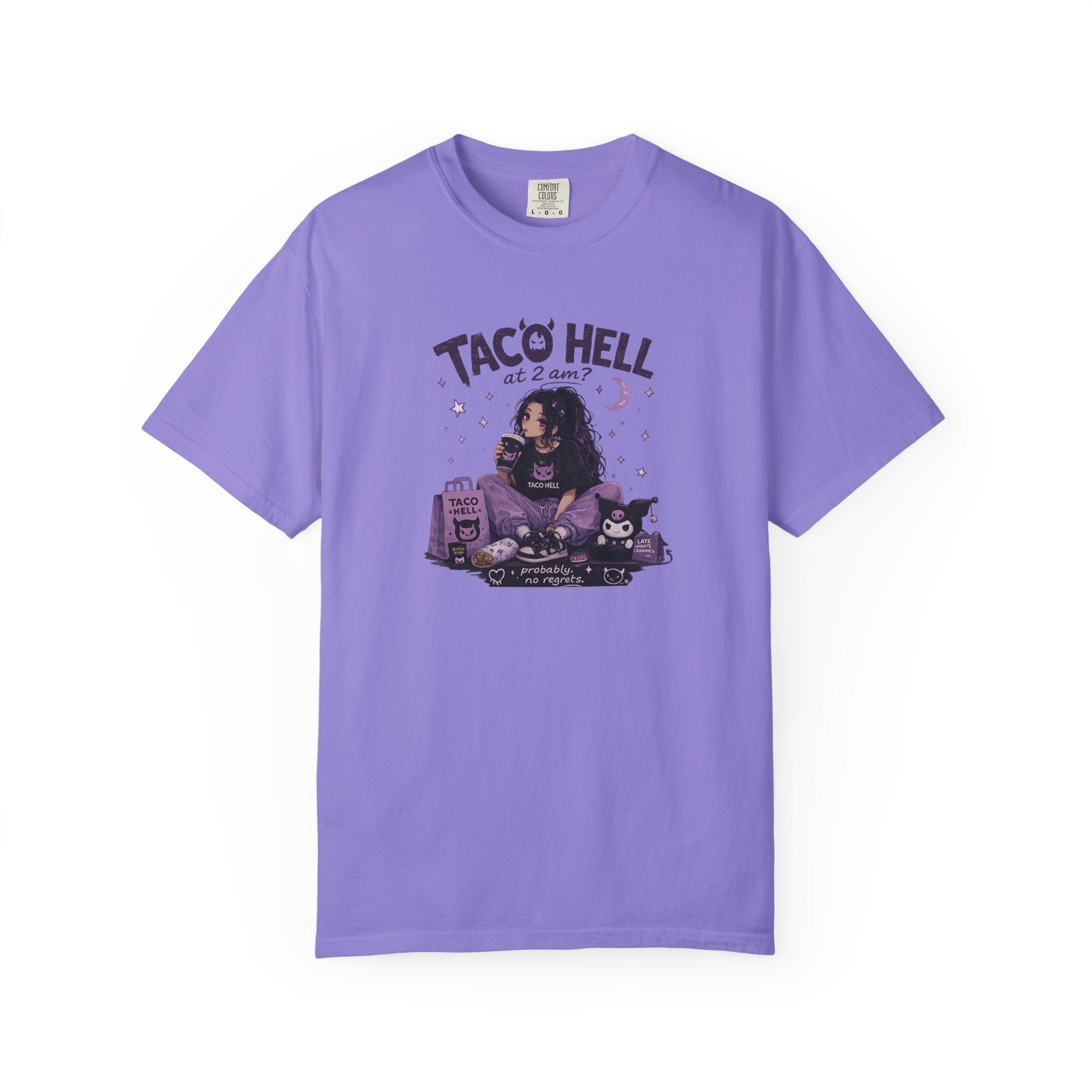 T-Shirt — "Taco Hell" Goth Taco Lover Graphic Tee