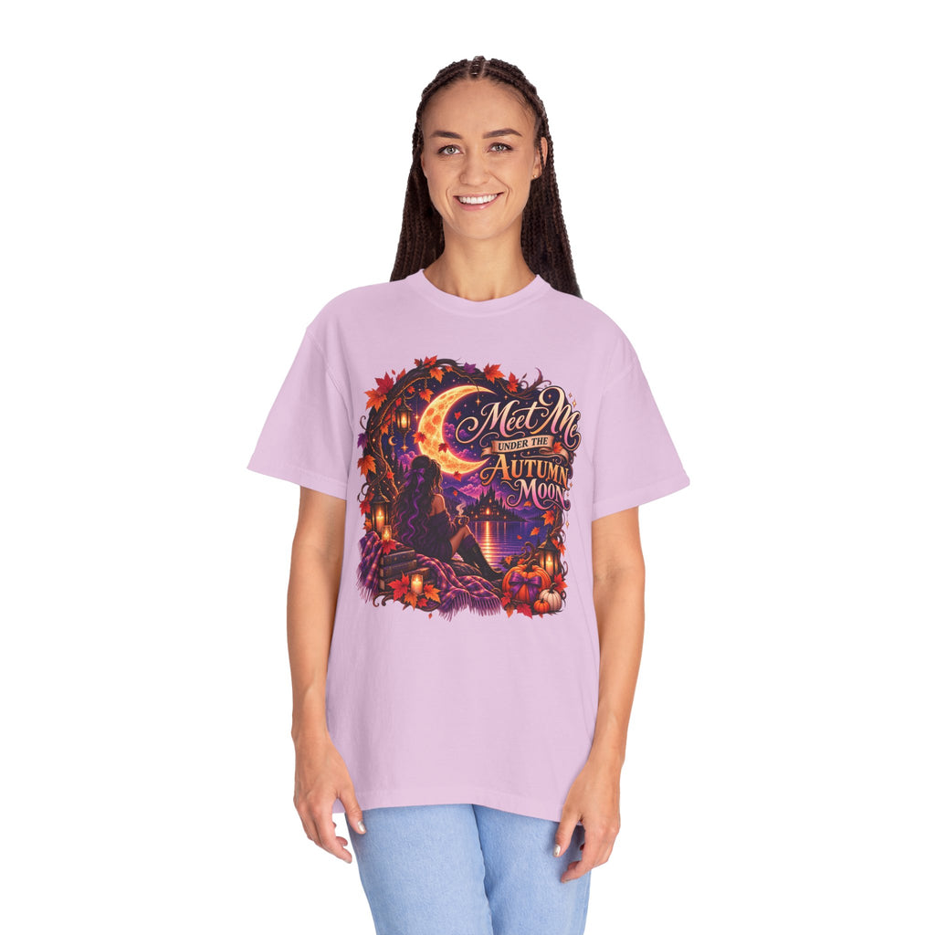 "Meet Me Under the Autumn Moon" Fall Graphic Tee
