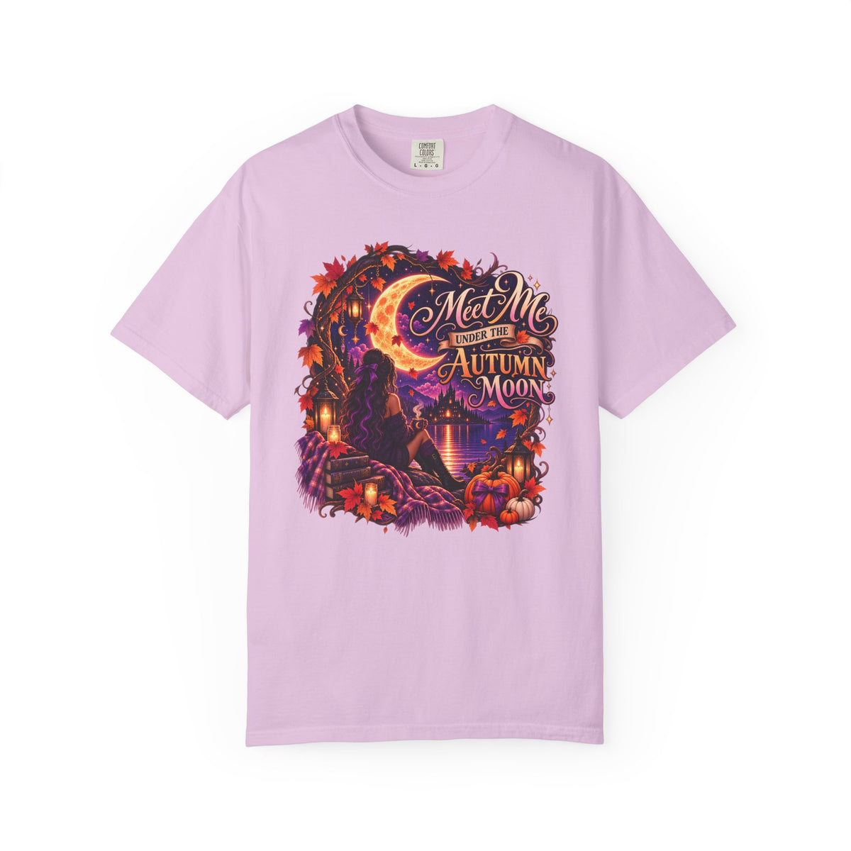 "Meet Me Under the Autumn Moon" Fall Graphic Tee
