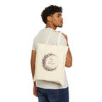 Bloom Under Moonlight Canvas Tote