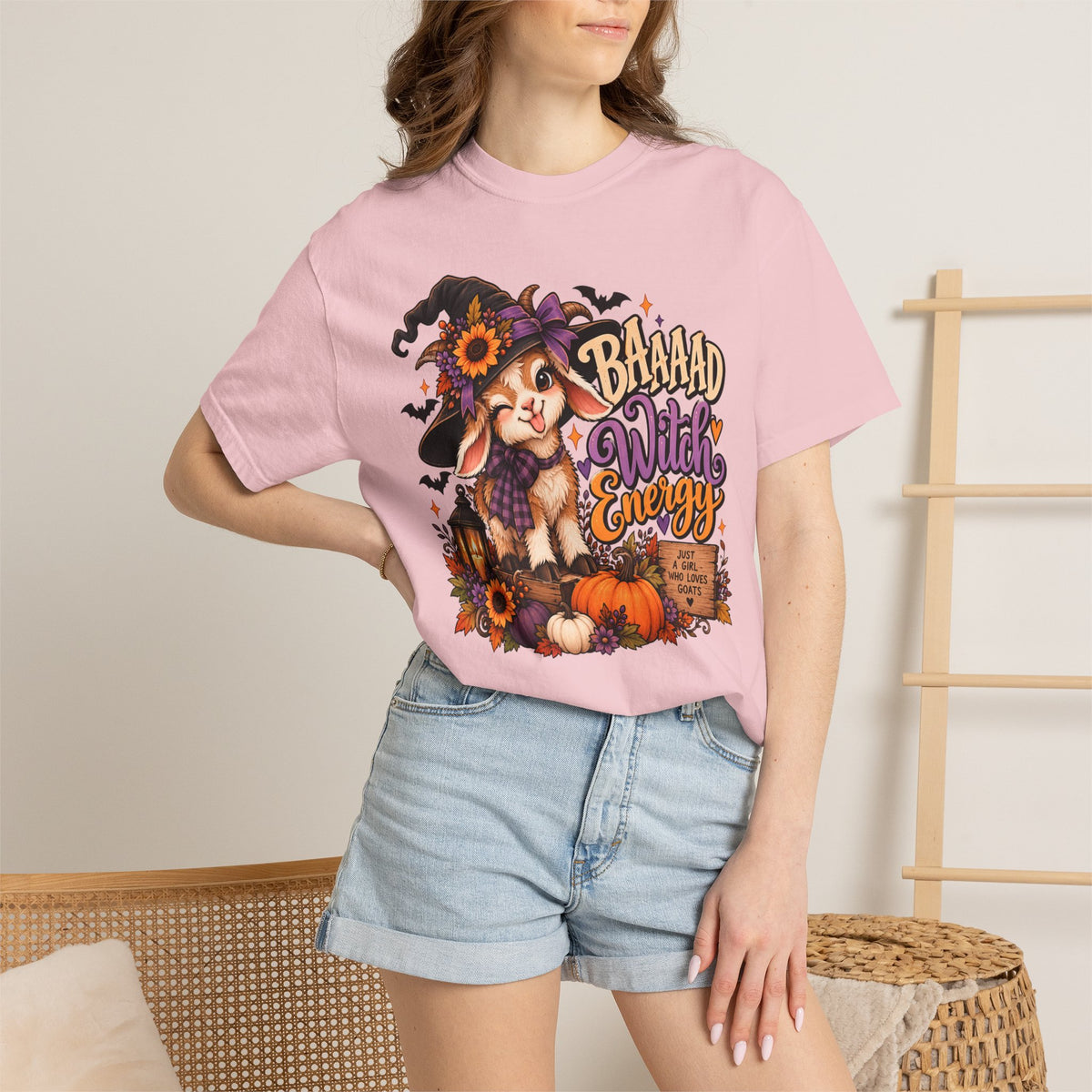 "Baaad Witch Energy" Goat Tee