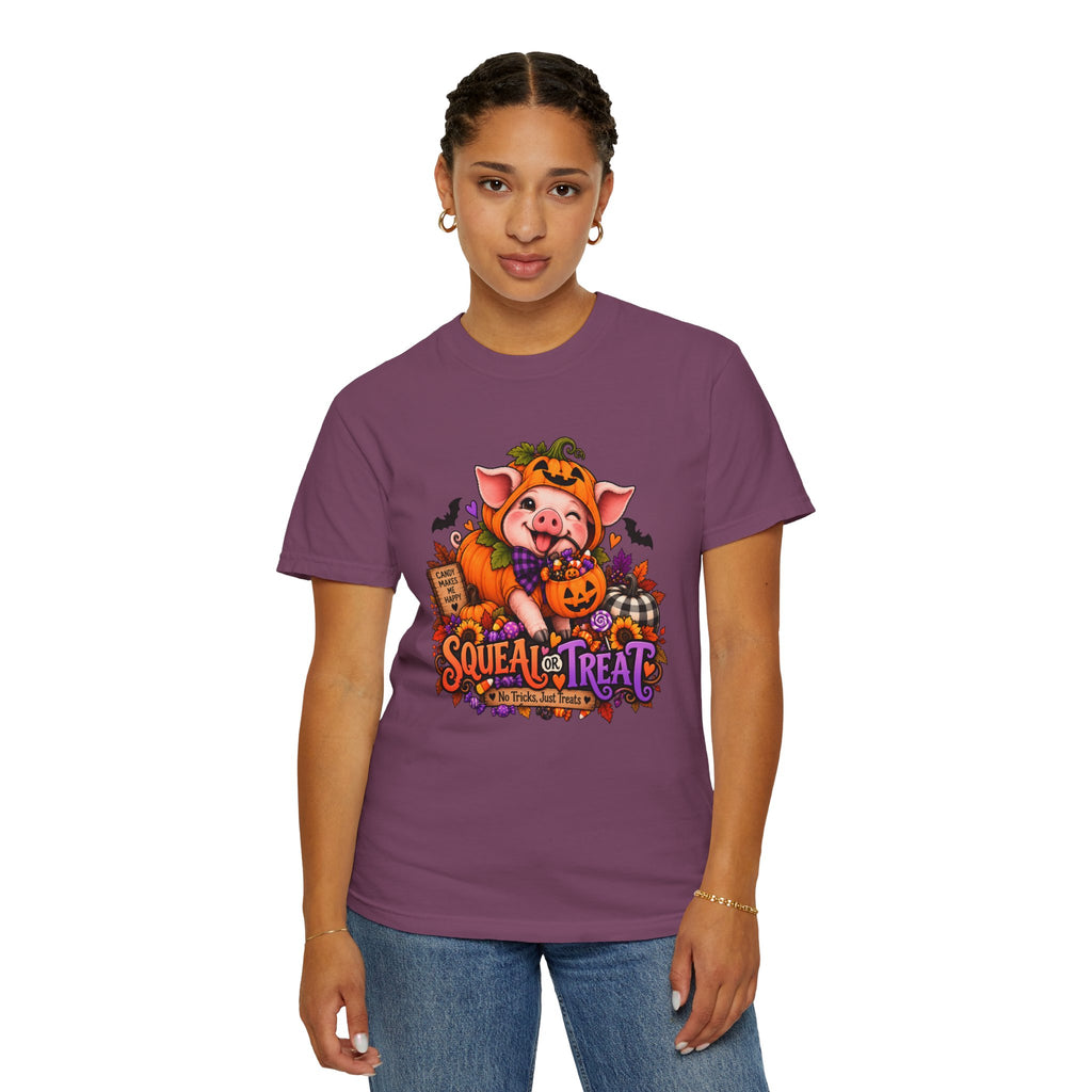 Halloween Pig "Squeal or Treat" T-Shirt