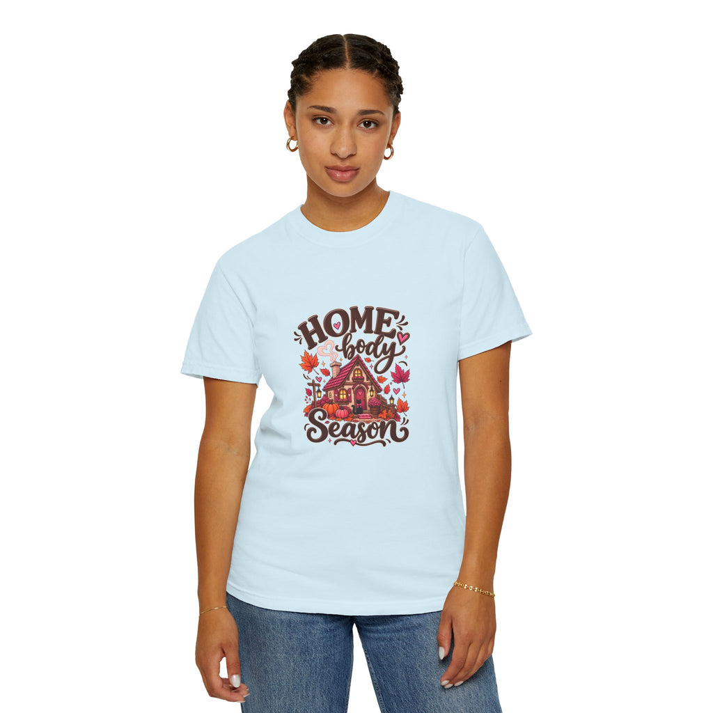 Homebody Season T-Shirt — Cozy Autumn Cabin Fall Graphic Tee