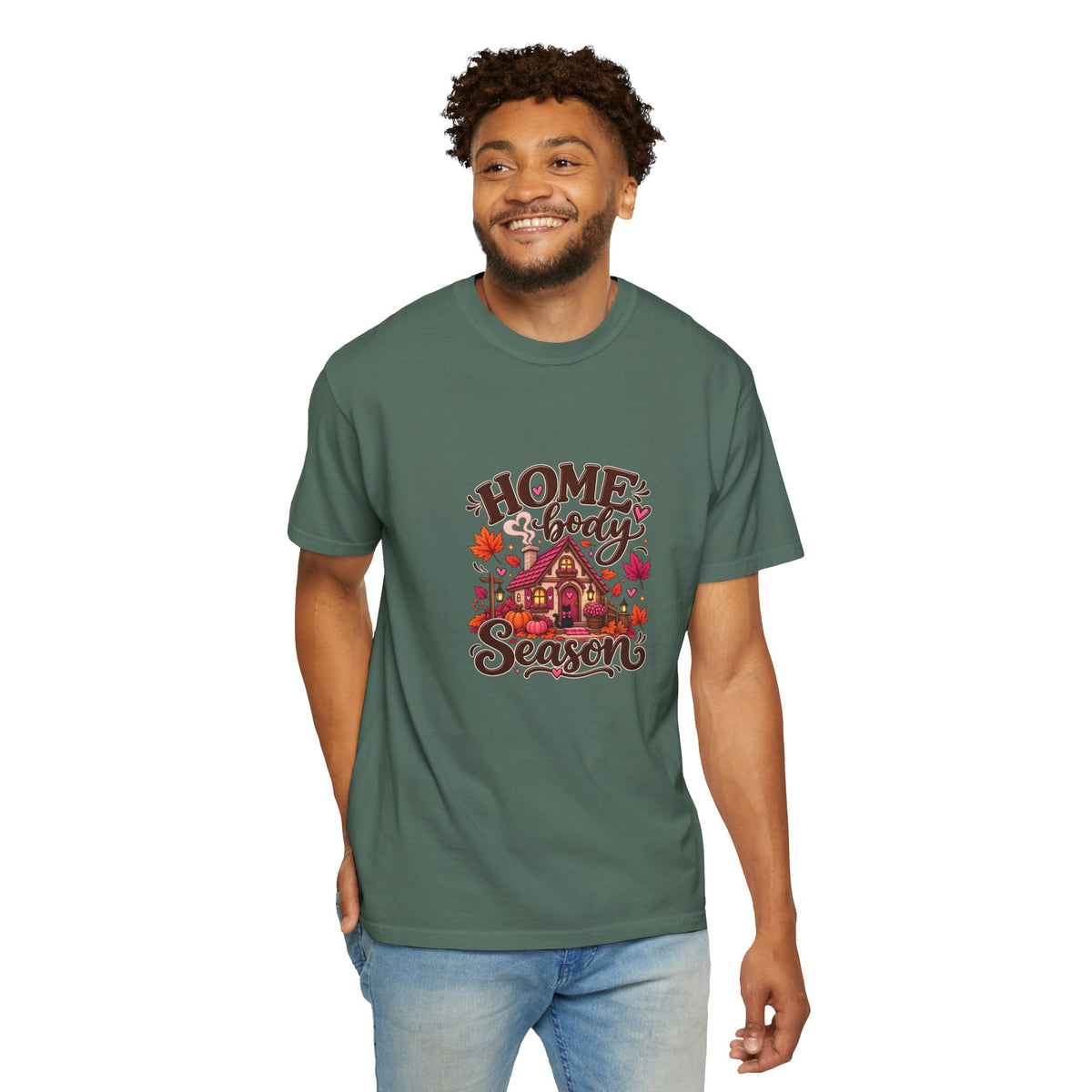 Homebody Season T-Shirt — Cozy Autumn Cabin Fall Graphic Tee