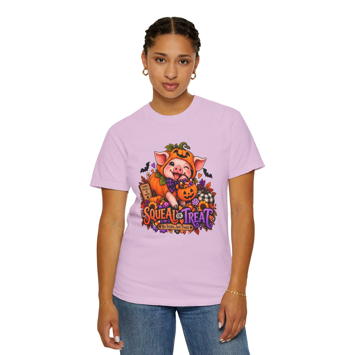 Halloween Pig "Squeal or Treat" T-Shirt