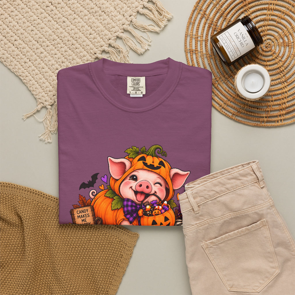Halloween Pig "Squeal or Treat" T-Shirt