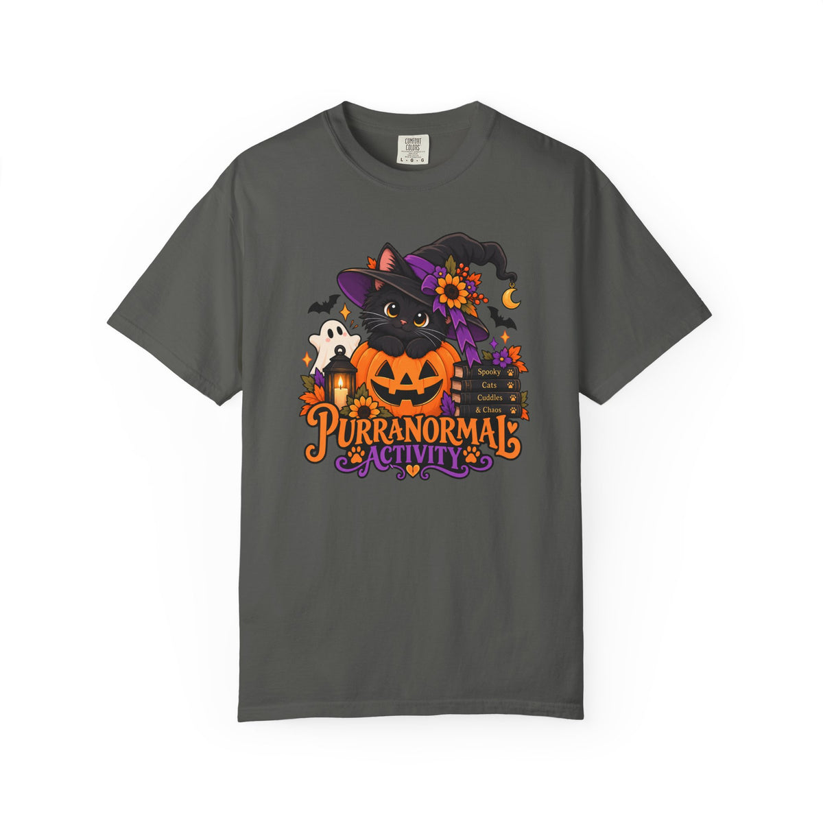 Purranormal Activity Halloween Cat T-Shirt