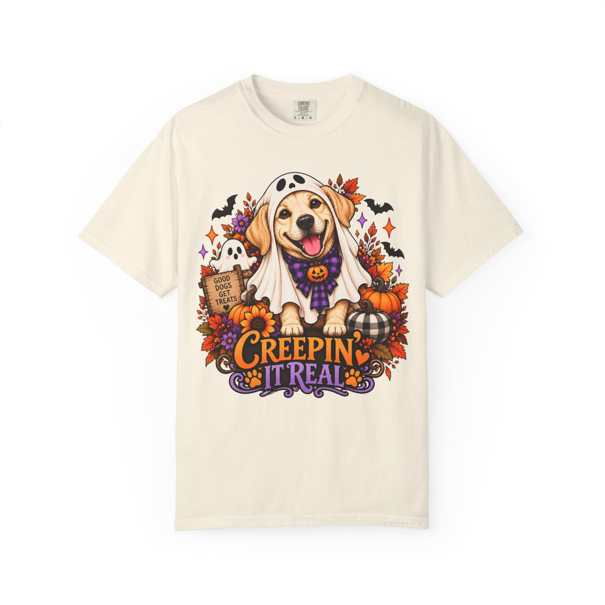 "Creepin' It Real" Ghost Pup T-Shirt